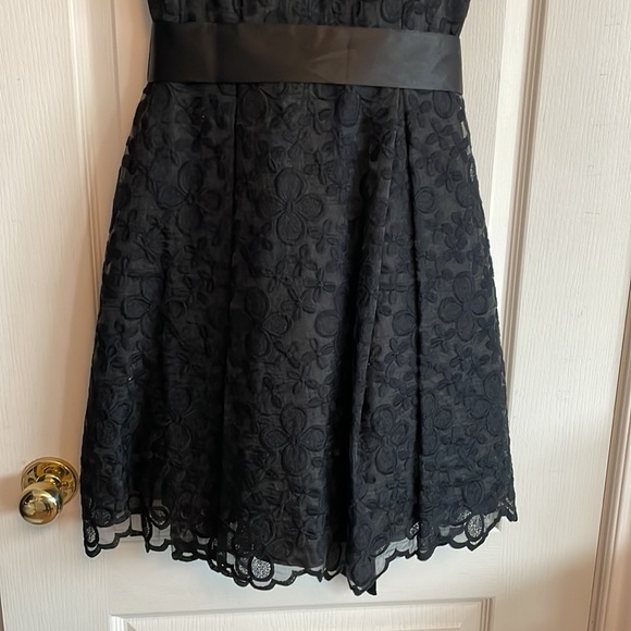 Gorgeous lace dress with full skirt and built in crinoline. - Picture 3 of 9